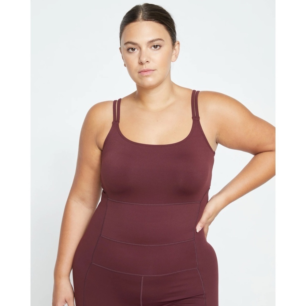 Universal Standard GAME Next-to-Naked Bodysuit in Black Cherry Size 4XL, 38-40